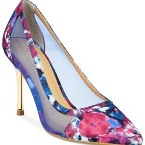 Thalia Purple Blue Mesh Pump 8.5
